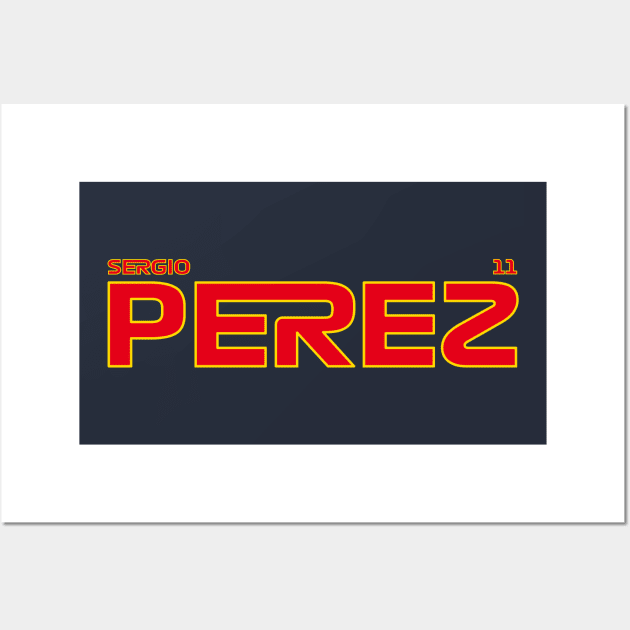 SERGIO PEREZ 2023 Wall Art by SteamboatJoe